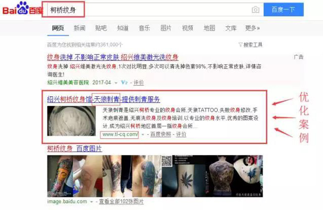 柯橋紋身